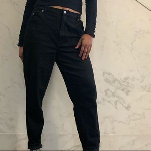 Black Mom Jeans